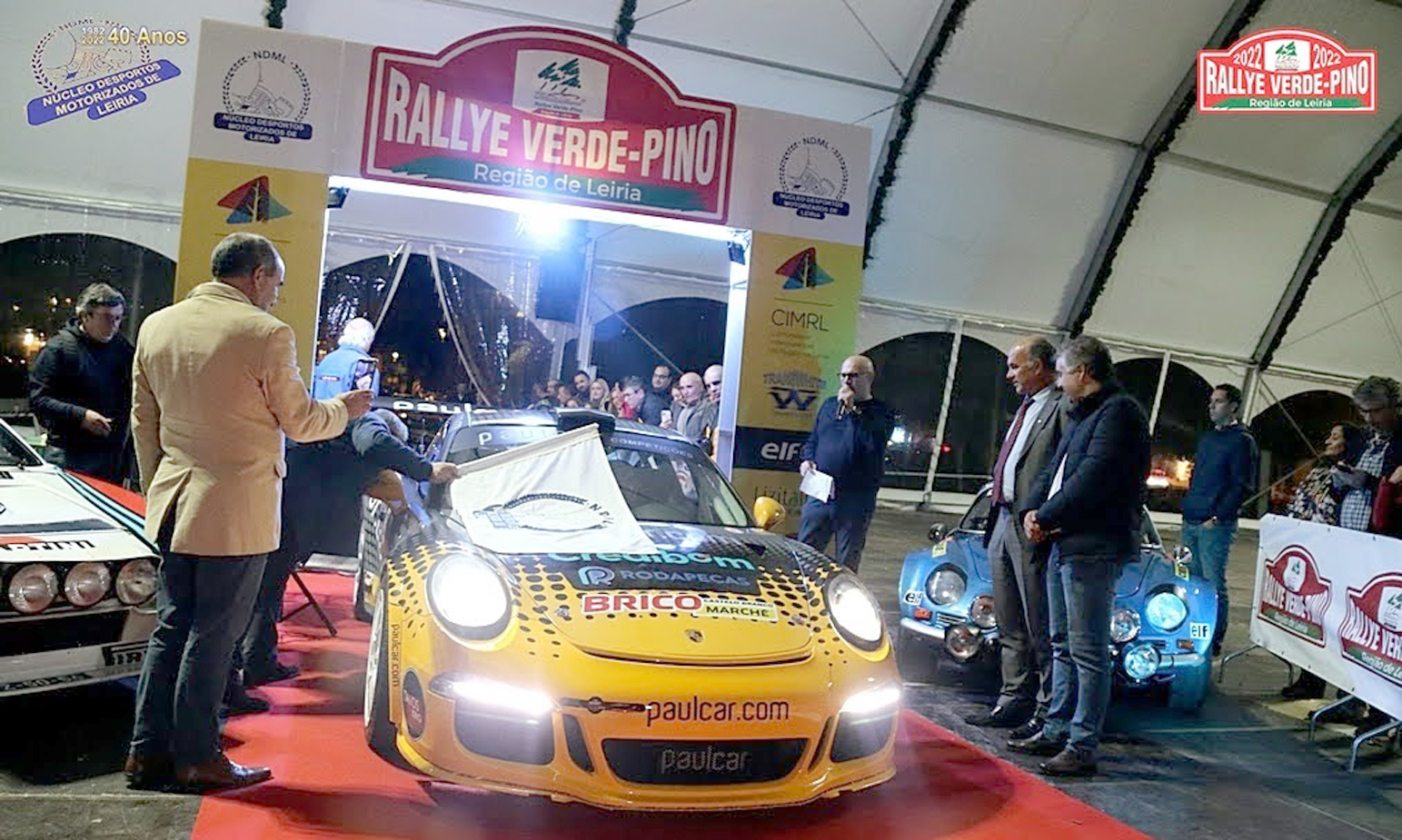Timo Salonen, antigo campeão do Mundo,  foi estrela no Rallye Verde Pino