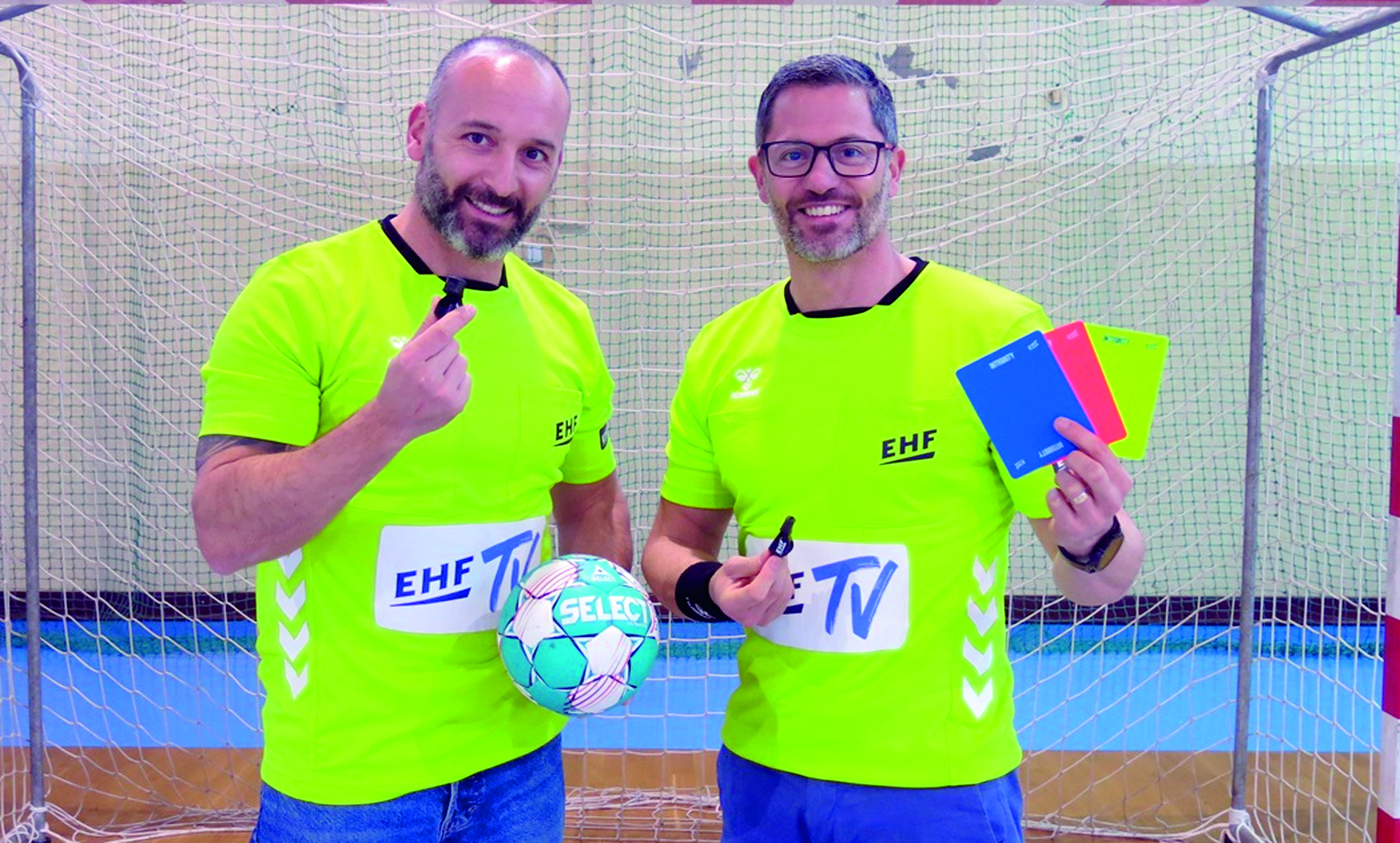 Dupla de árbitros de Pombal arbitra no Europeu de Andebol