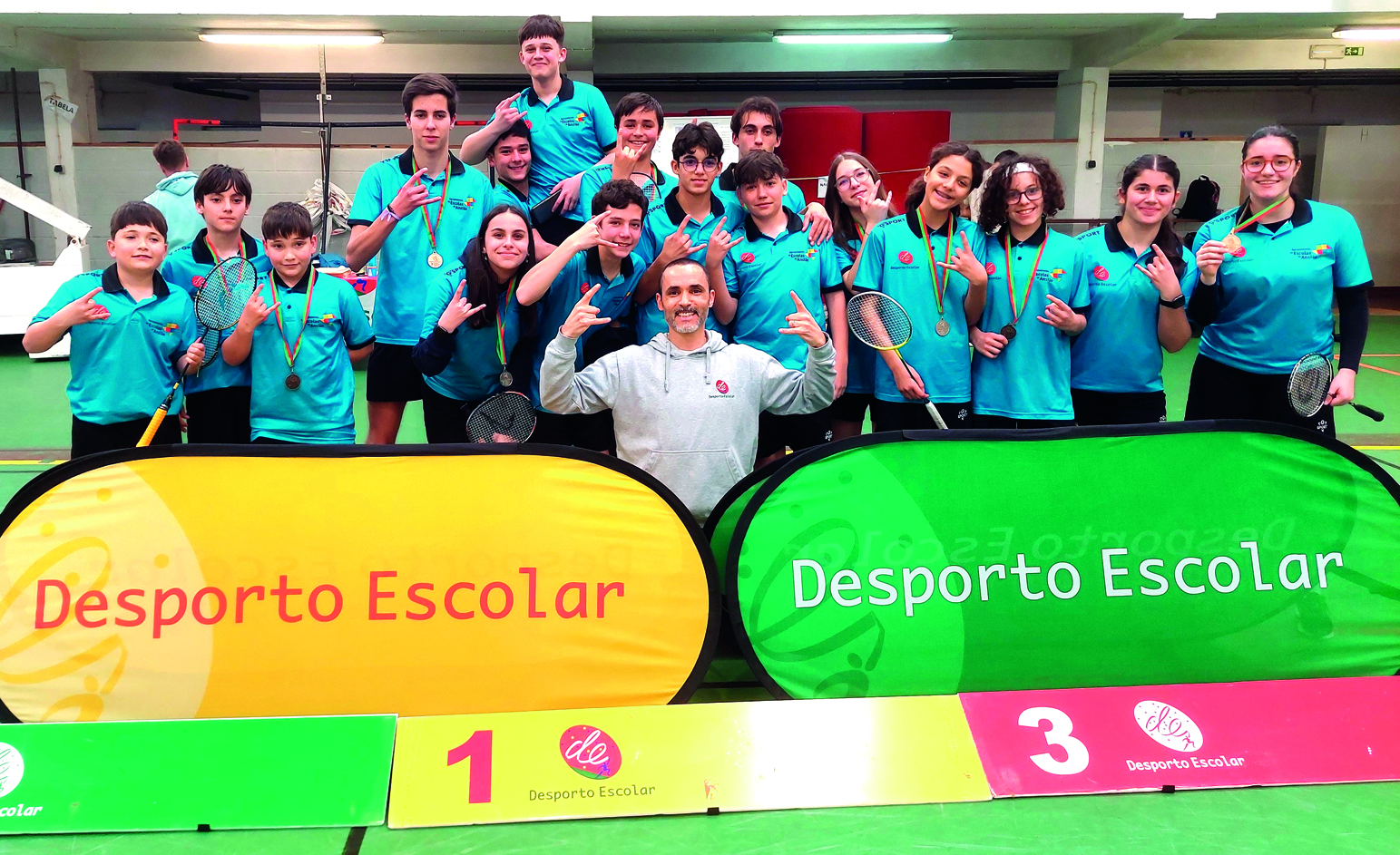 Ansião com três campeões distritais de Badminton no Desporto Escolar